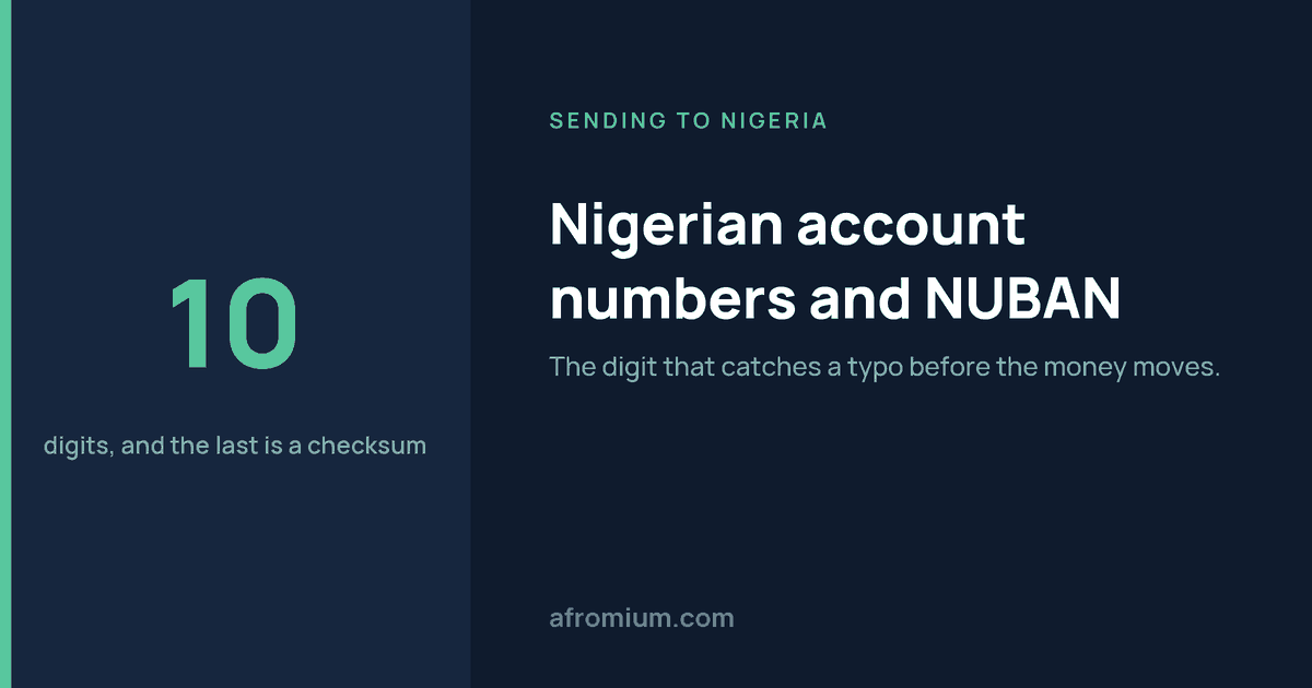“Invalid account number”: how Nigerian bank codes and the 10-digit NUBAN work