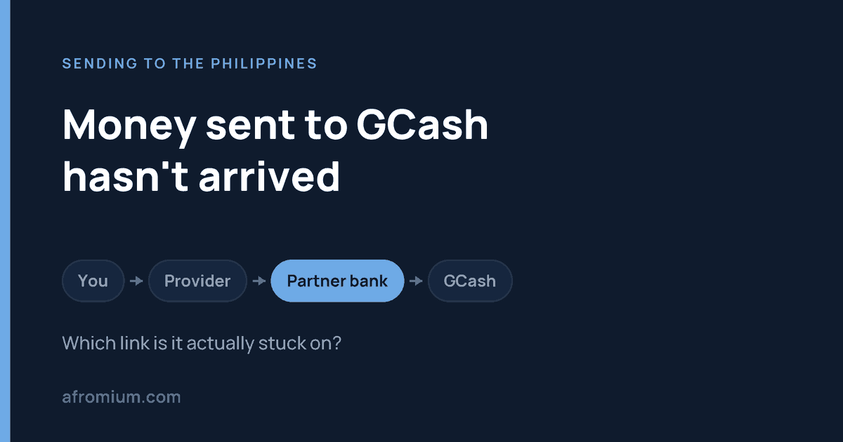 Money Sent to GCash From Abroad Hasn’t Arrived? What to Check