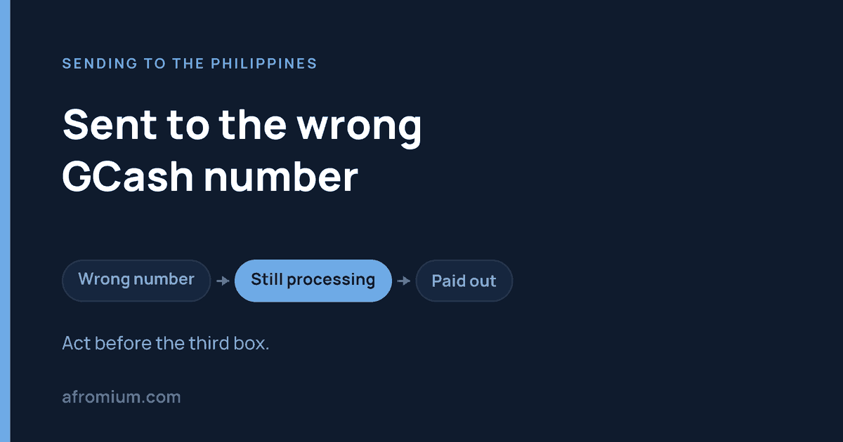 Sent Money to the Wrong GCash Number From Abroad? Do This Now