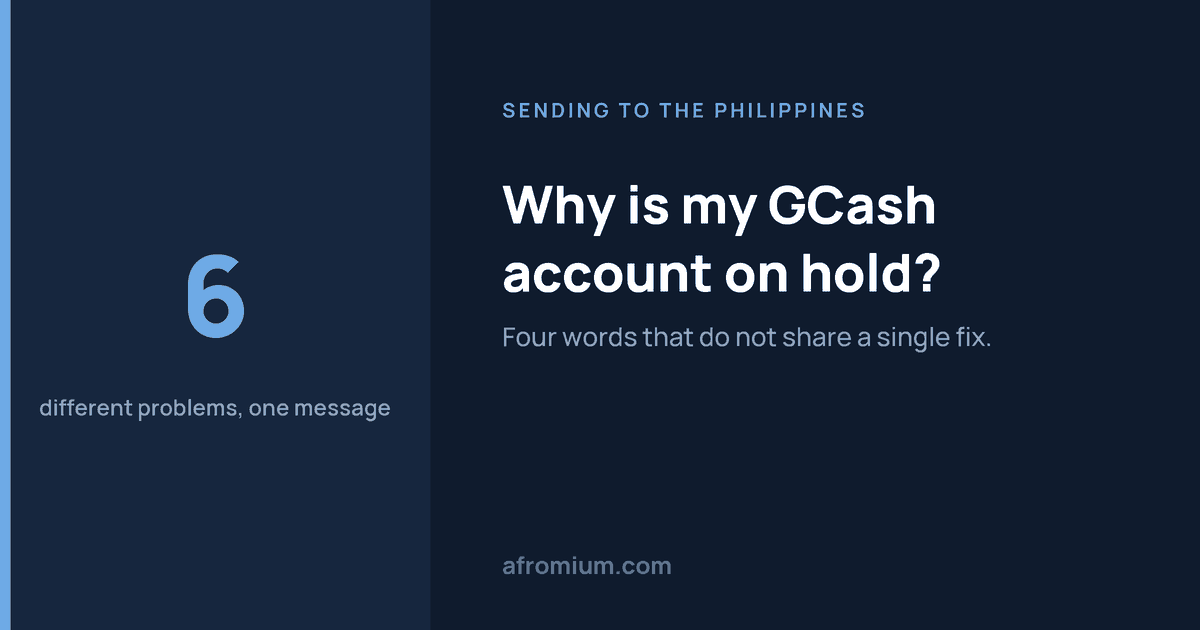 Why Is My GCash Account on Hold? What It Means and What to Do