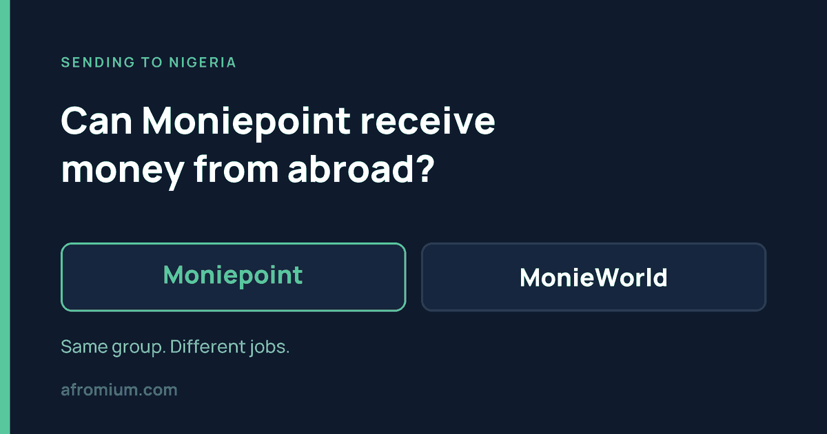 Can Moniepoint Receive Money From Abroad? Moniepoint vs MonieWorld