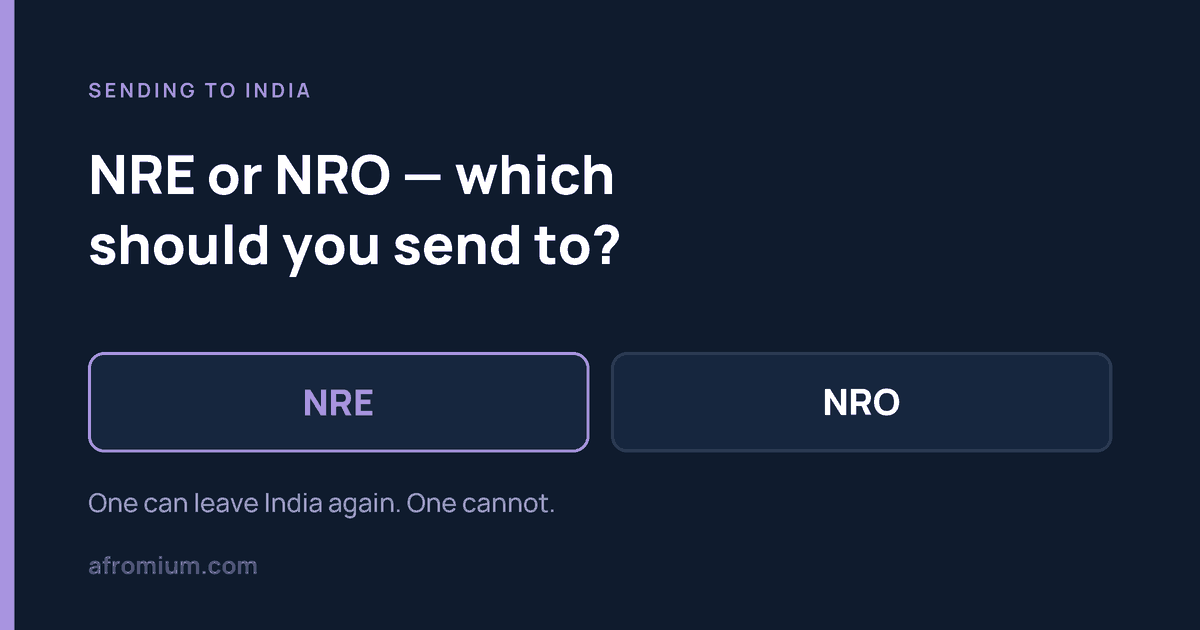NRE or NRO? Which Indian Account the Money Should Go To